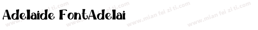 Adelaide FontAdelai字体转换